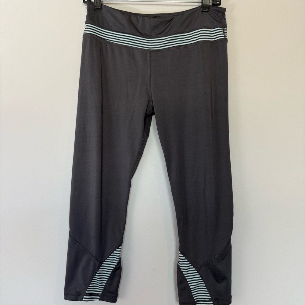 BLUE Saks Fifth Avenue Gray and White Swim Leggings